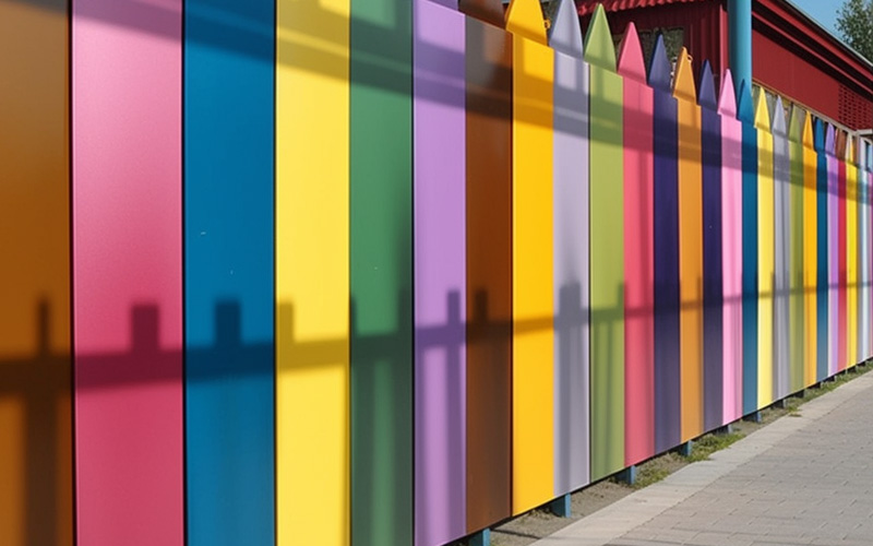 工地彩鋼瓦圍擋 工地彩鋼瓦圍擋