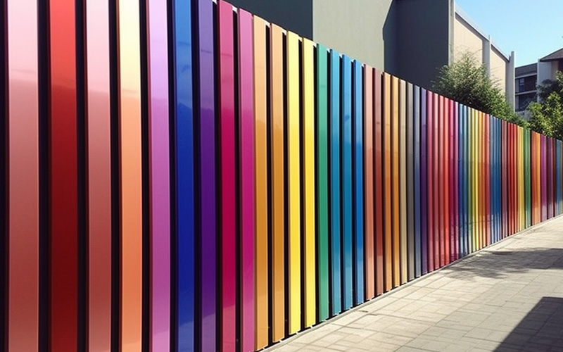 彩鋼瓦圍擋方管 彩鋼瓦圍擋方管